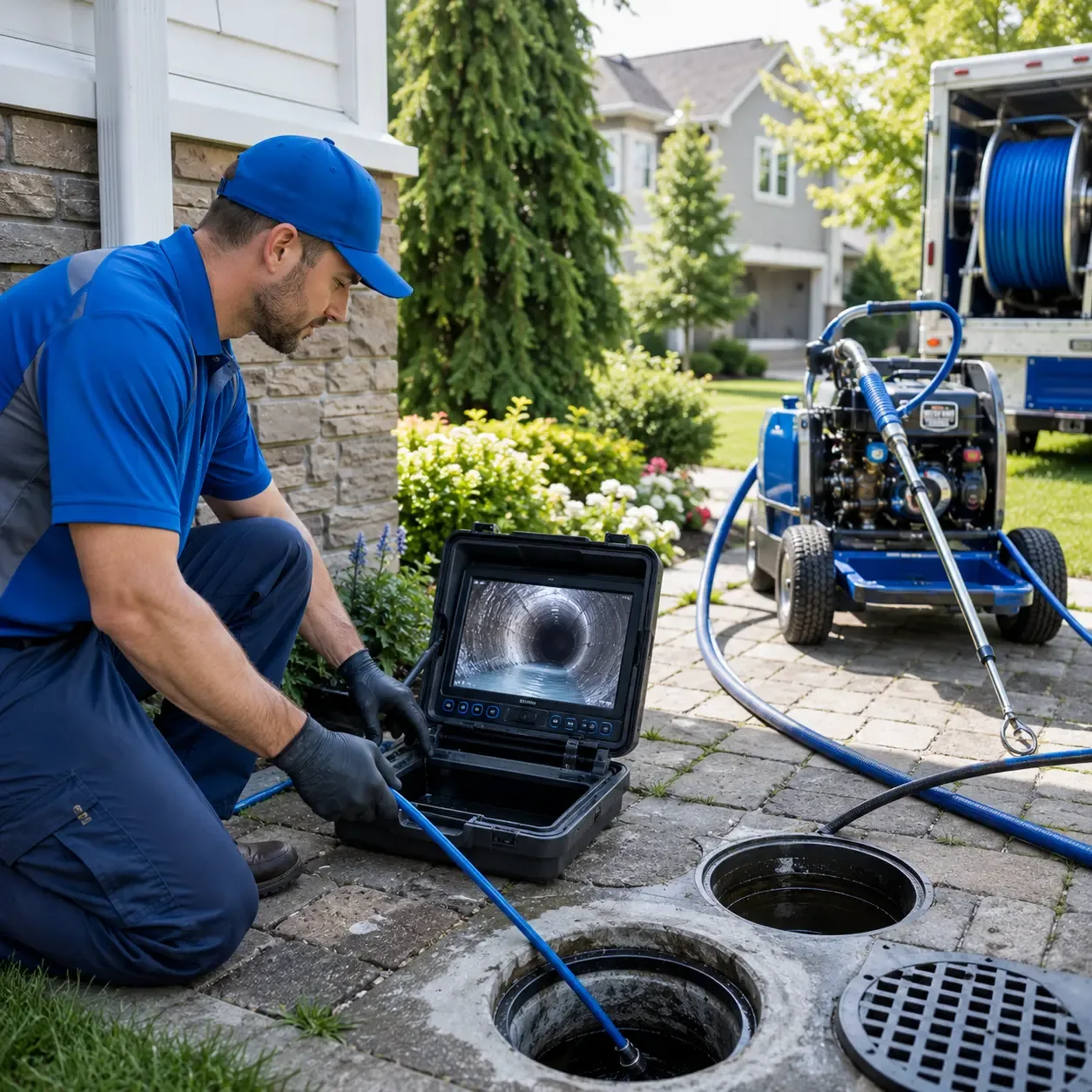 Outdoor drain cleaning professionals serving Evangeline, LA