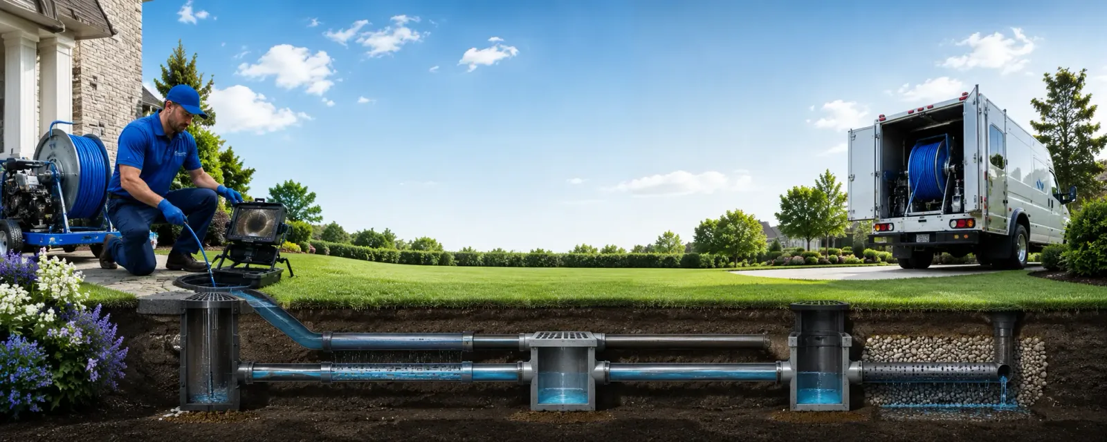 Outdoor drain cleaning information for Evangeline, LA